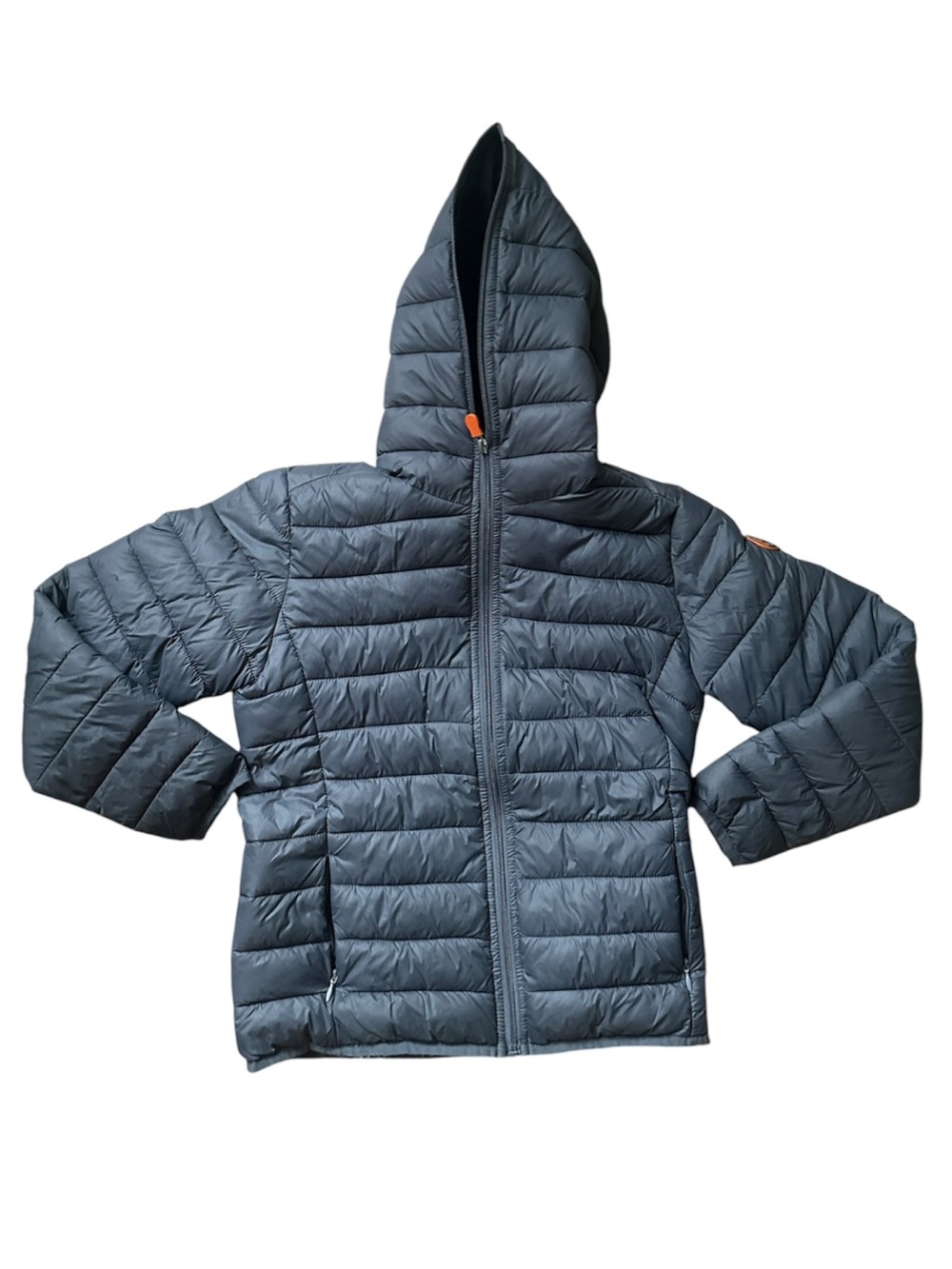 Kids Save The Duck Gray Ultra Light Puffer Jacket 10yrs
